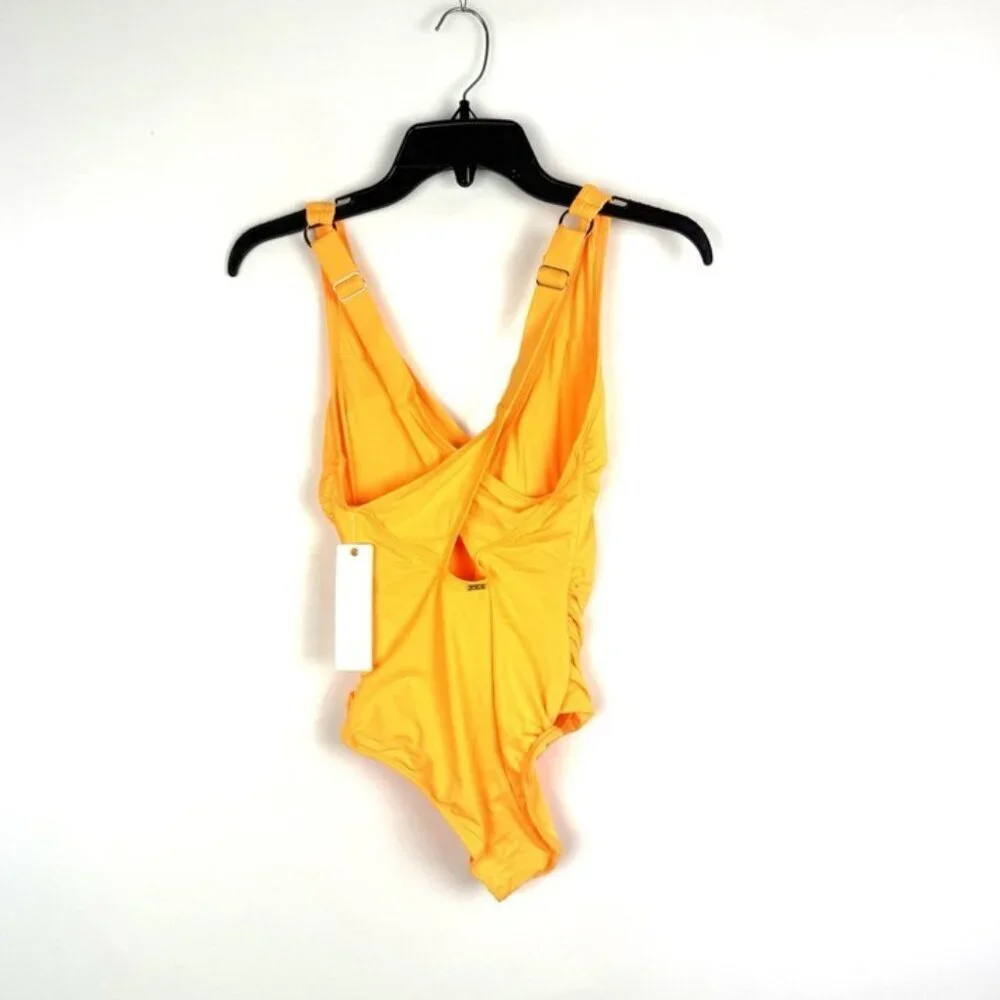 Anne Cole Women’s Yellow One Piece Swimsuit Size 6